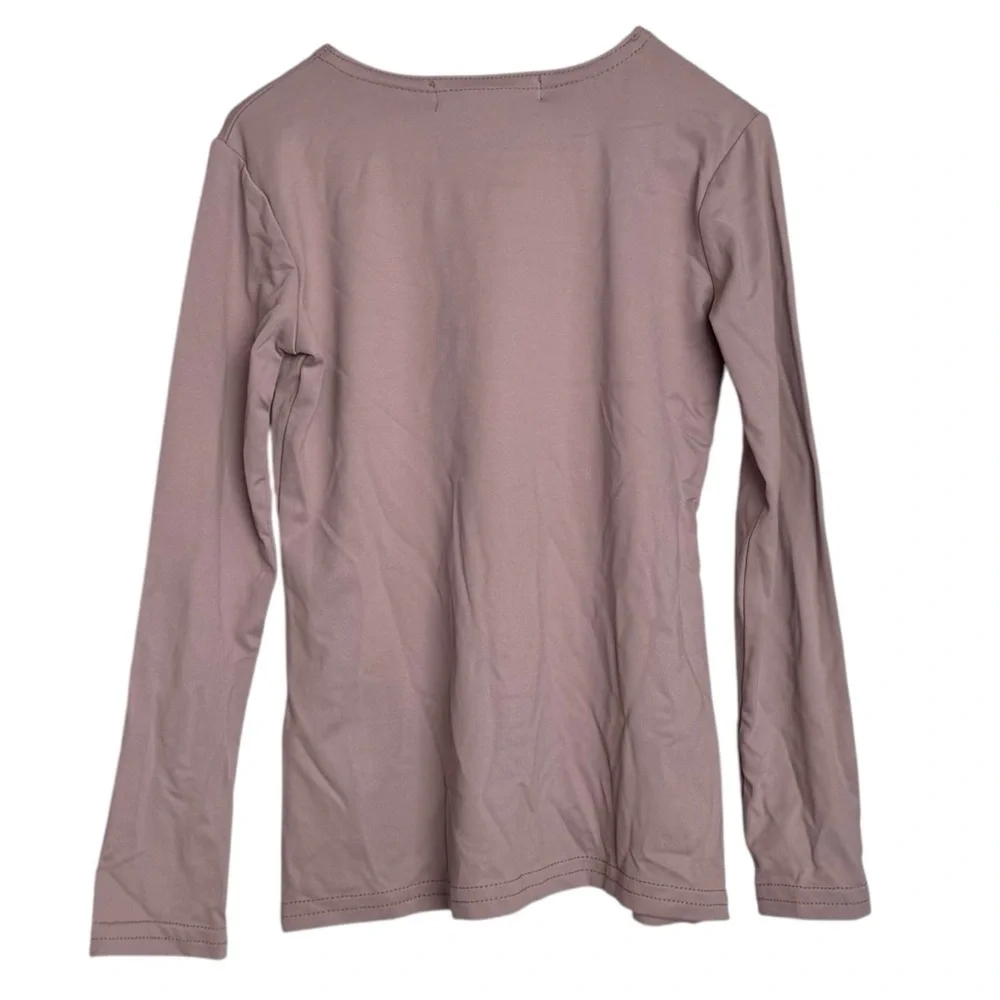 Pea Bee & Jae Rose Long Sleeve T-Shirt Shell Girls Medium 7/8 Slim Fit Stretch - Picture 2 of 6